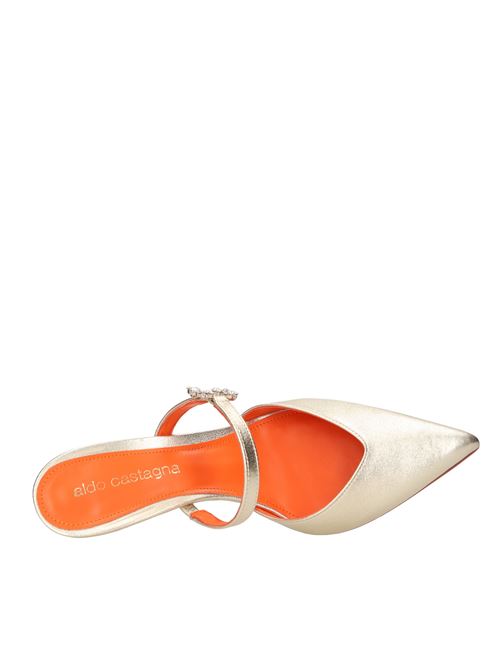 Mules in pelle ALDO CASTAGNA | JEMMA BERGWASHPLATINO